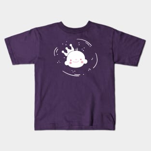Cute Little Prince Baby with Crown Kids T-Shirt